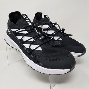 Adidas Hiking Shoes Mens 6.5 Black Terrex Voyager 21 Trail Logo Sneakers Outdoor